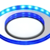SSP-23 süvisvalgusti  8W LED 230V RING LED sinine klaas läbipaistev