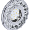 SK-94 süvisvalgusti  GU10 35W+LED SMD 3W 230V kroom läbipaistev